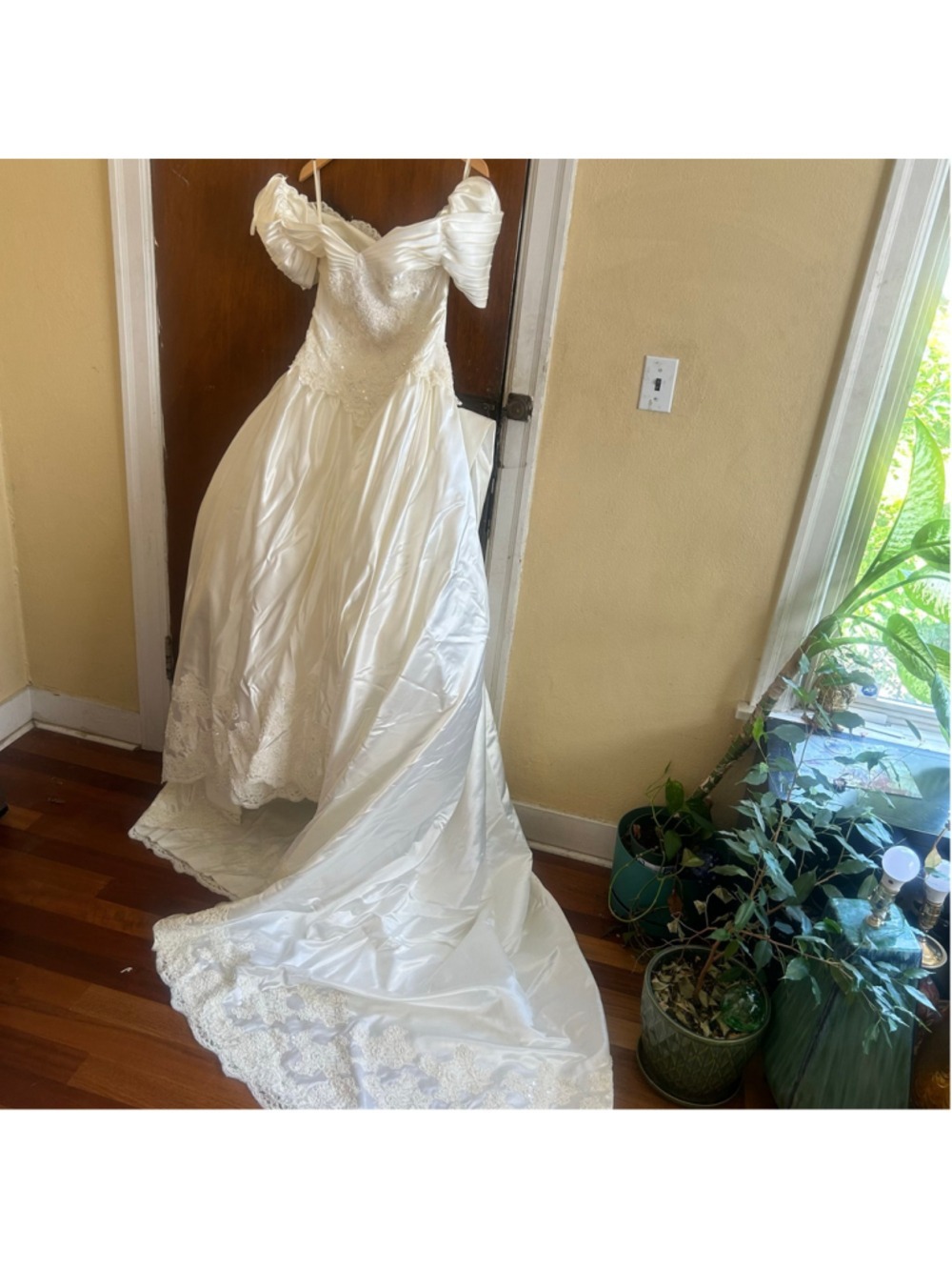 Alfred Angelo 80s Cathedral Wedding Dress 14 Whimsical Fantasy Cosplay Romantic